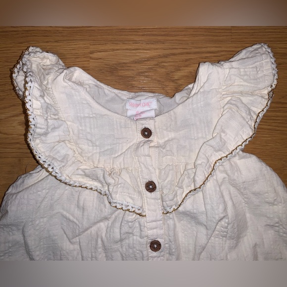 Boho Chic Cream Double Lined Tunic - Picture 3 of 7